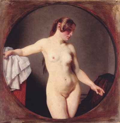 Female Model Studio. Florentine by Christoffer Wilhelm Eckersberg